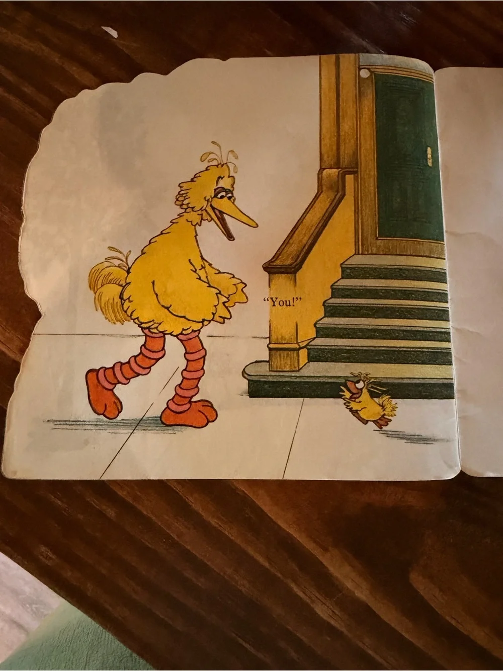 Sesame Street Big Bird & Little Bird Yellow Kids Book